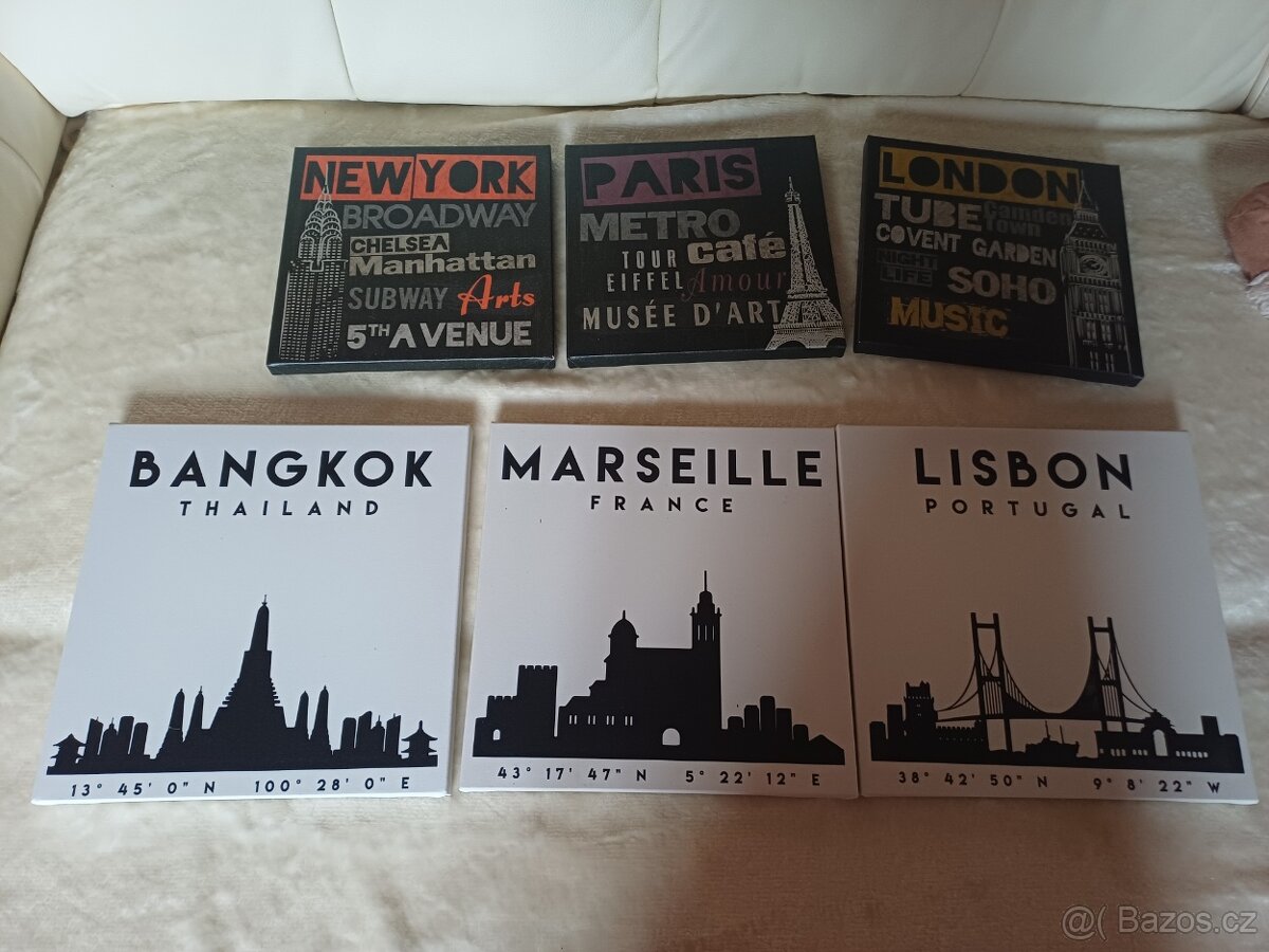 Moderni obrazky 6ks Ikea - 2