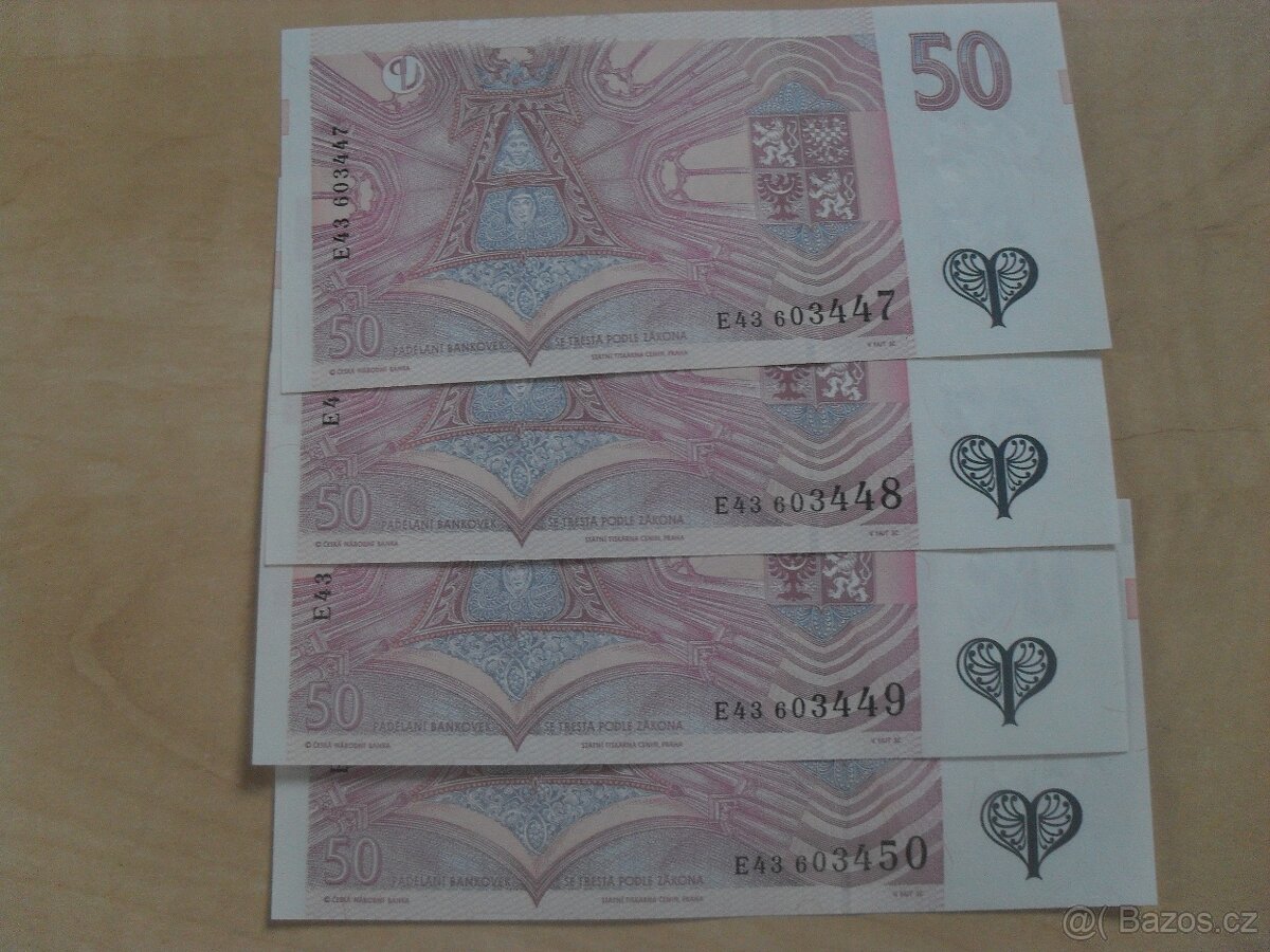 50Kč vzor 1997 - 2