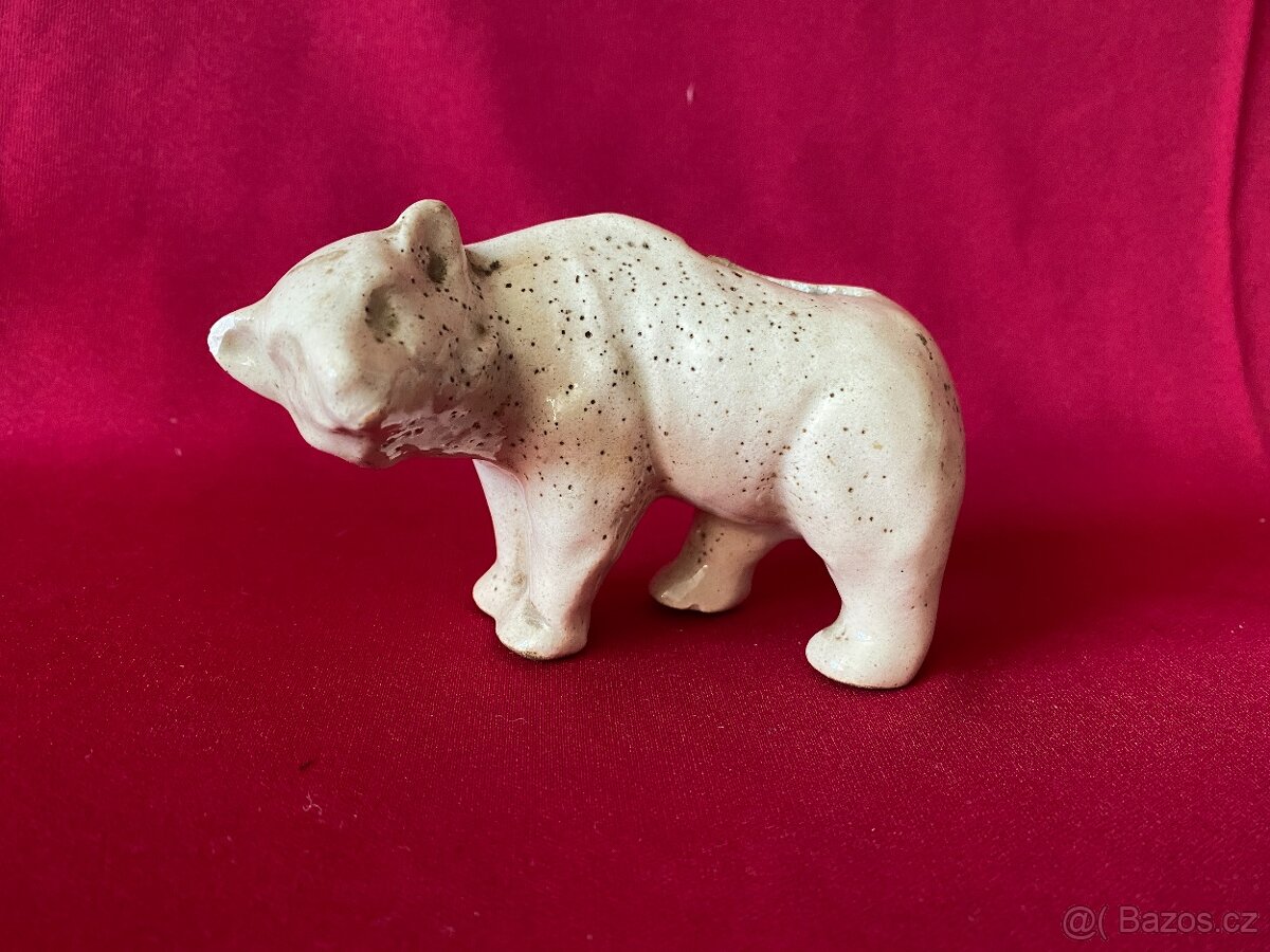 kasička pokladnička stará pokladnička lední medvěd RARITA - 2