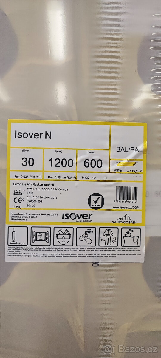 Tepelná izolace Isover N 30mm - 2