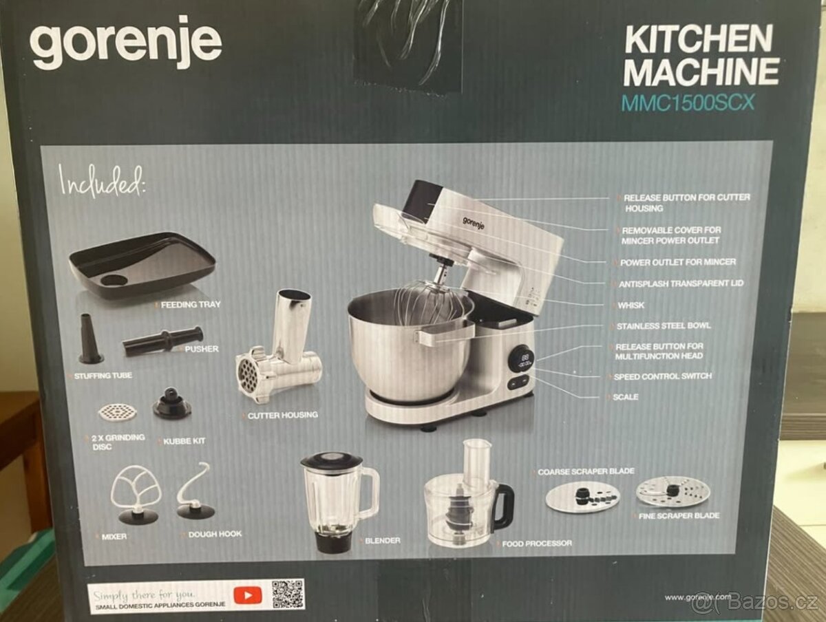Kuchyňský robot Gorenje MMC1500SCX - 2