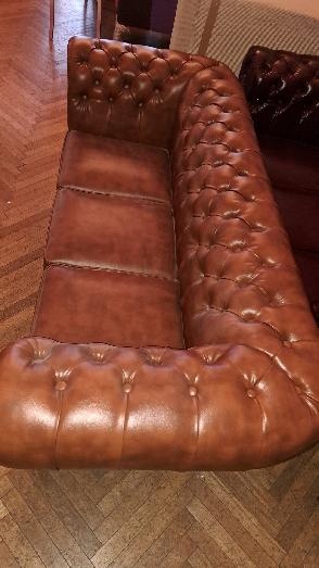 Nová. Sedačka Chesterfield. Dph - 2
