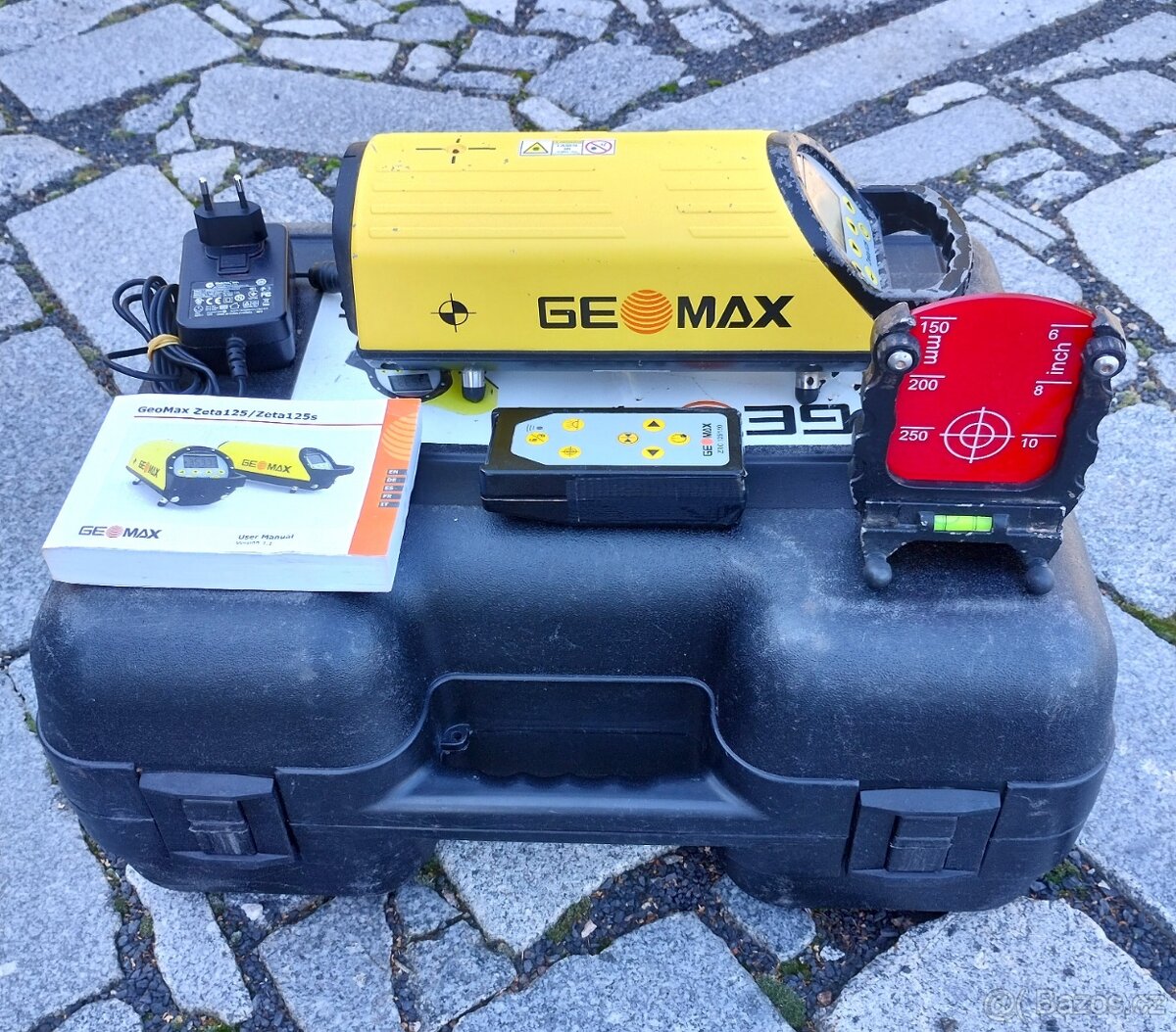 Potrubní laser Geomax ZETA 125 - 100% funkční - 2