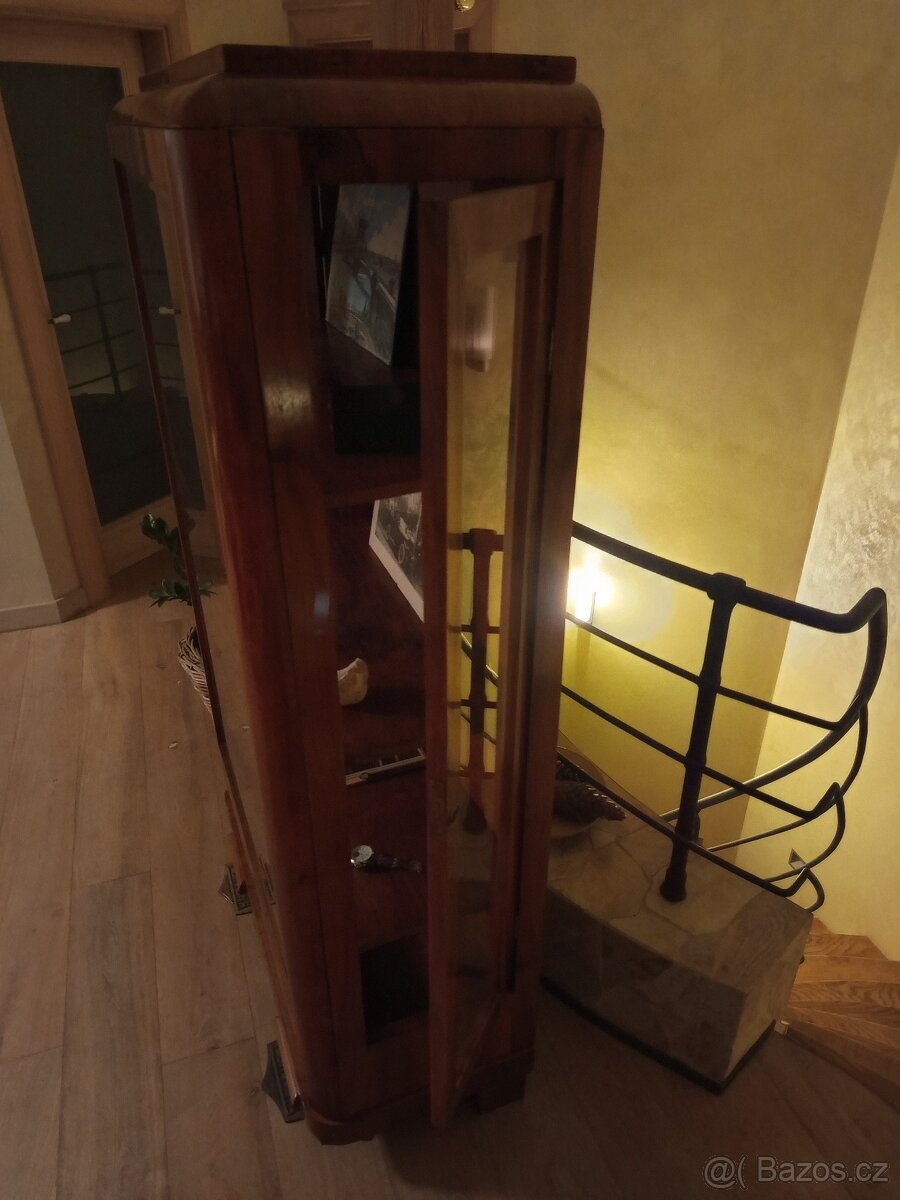 Starožitná vitrína Art Deco - 2