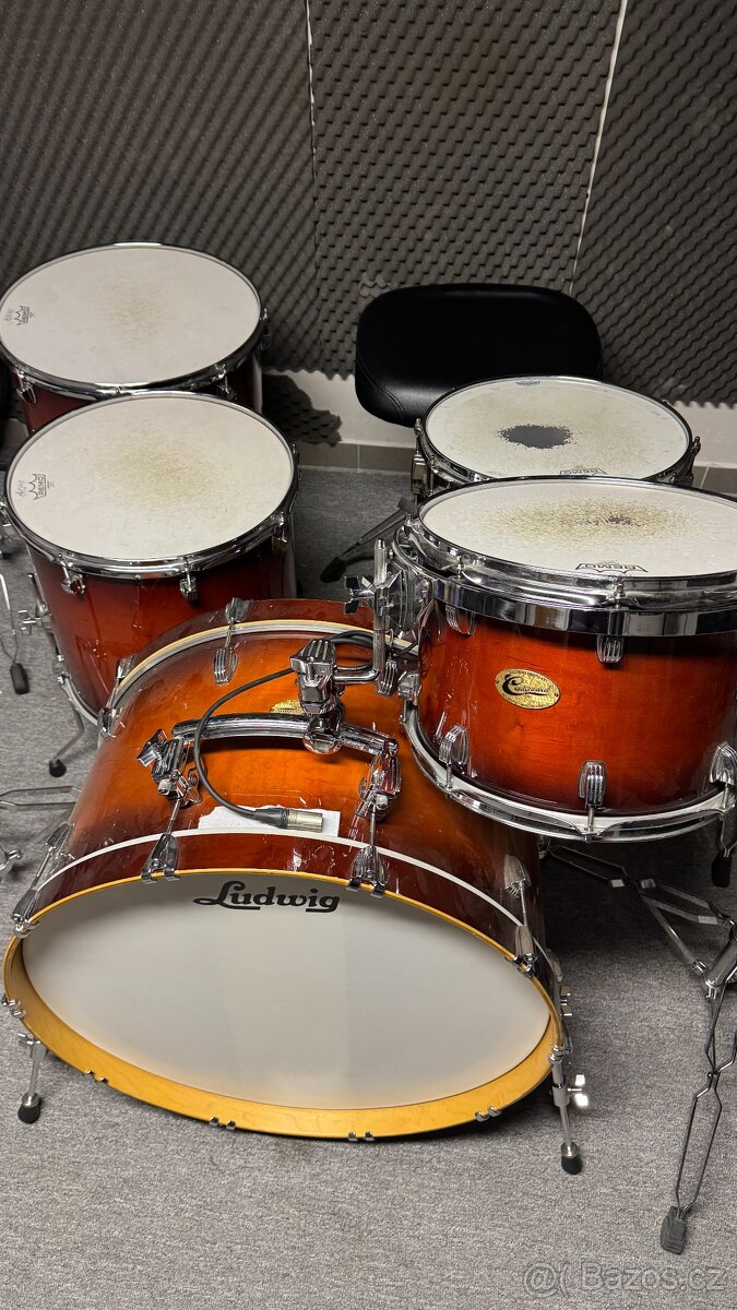 Ludwig CENTENNIAL ZET SET - 26” 14” 16” 18” + snare LM 402 - 2
