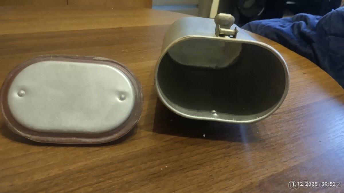 Hliníková nádoba s víčkem+ hliníkový hrníček - 2