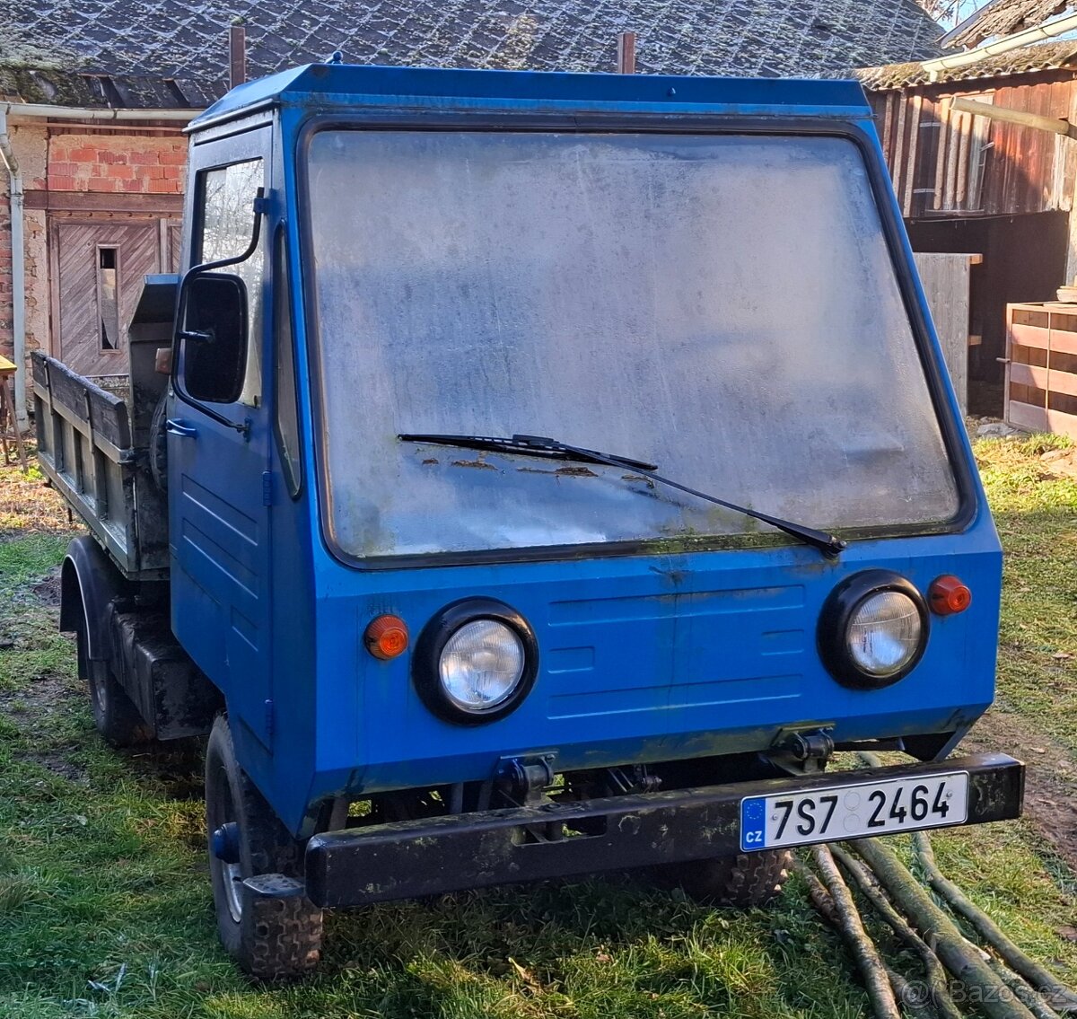 Prodám Multicar m25 třístranný sklápěč, s TP - 2