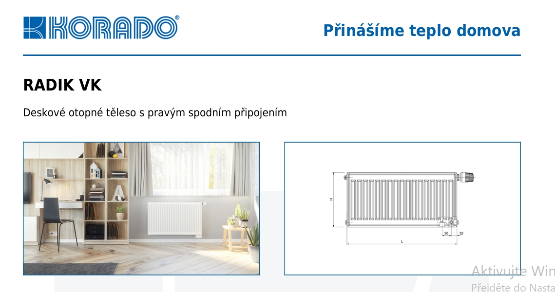 Prodám topná tělesa Korado a topný žebřík - 2