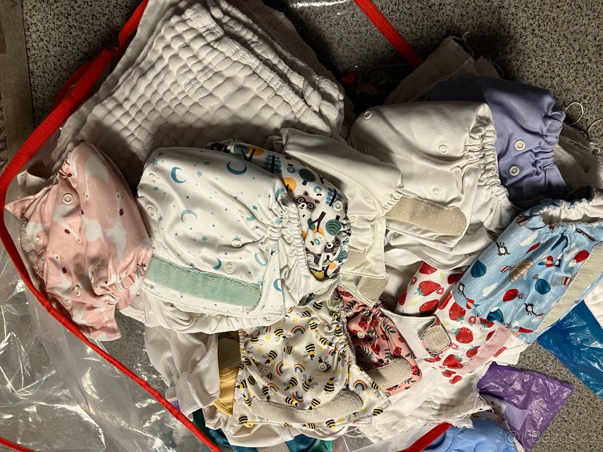 Látkové pleny Bambino mio - velký set - 2