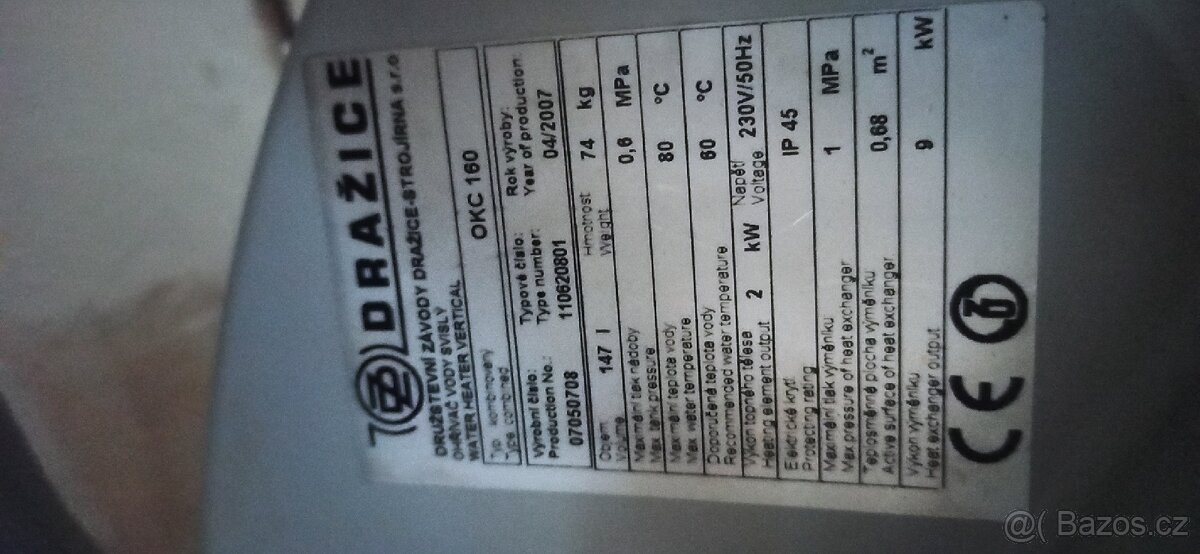 Bojler Dražice OKC 160 - 2