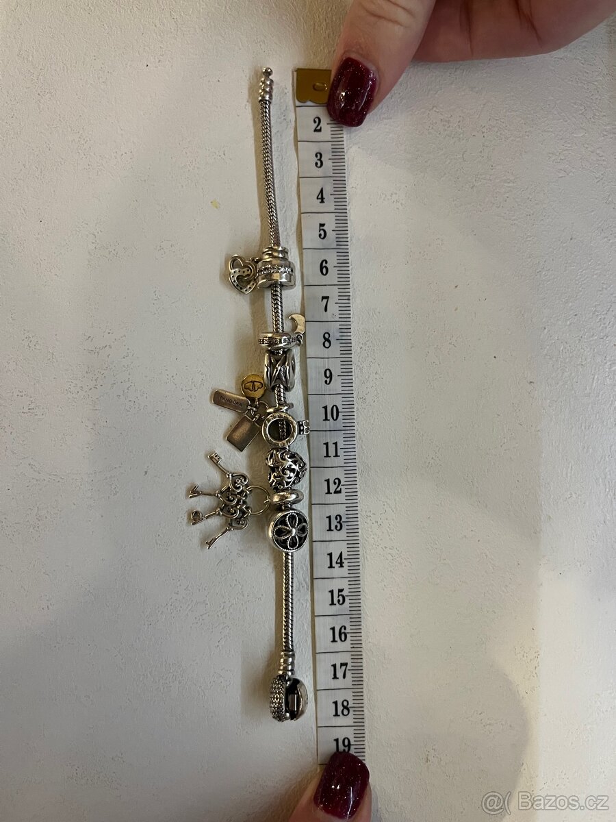 Náramek s přívěšky Pandora - 2