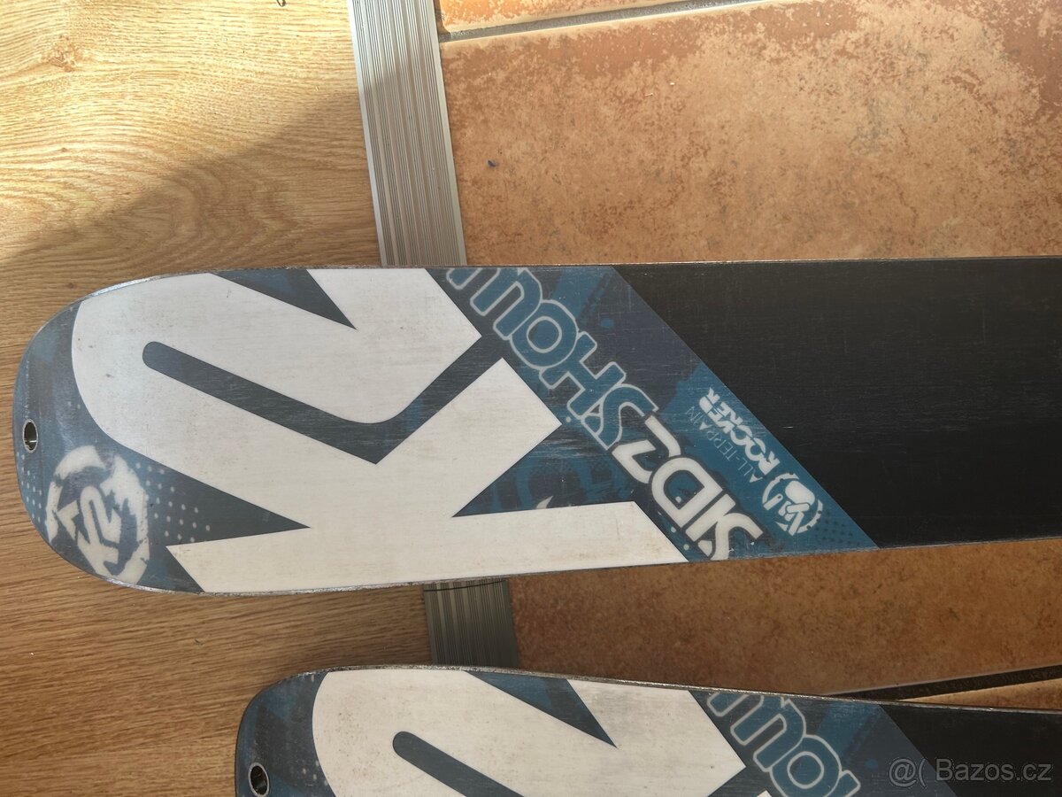 Prodám ski Alpy lyže K2 ,pásy a bot Scarpa - 2