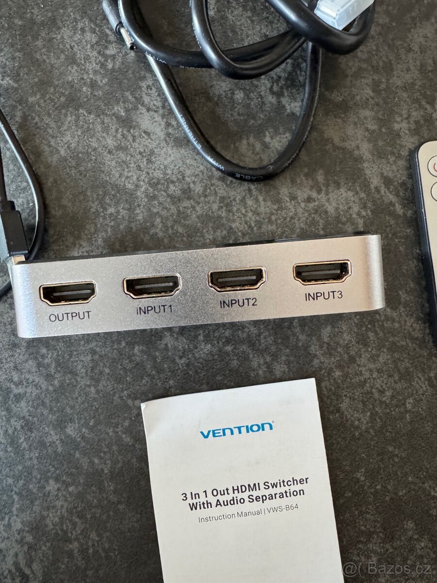 Vention HDMI switcher 3 in 1 - 2