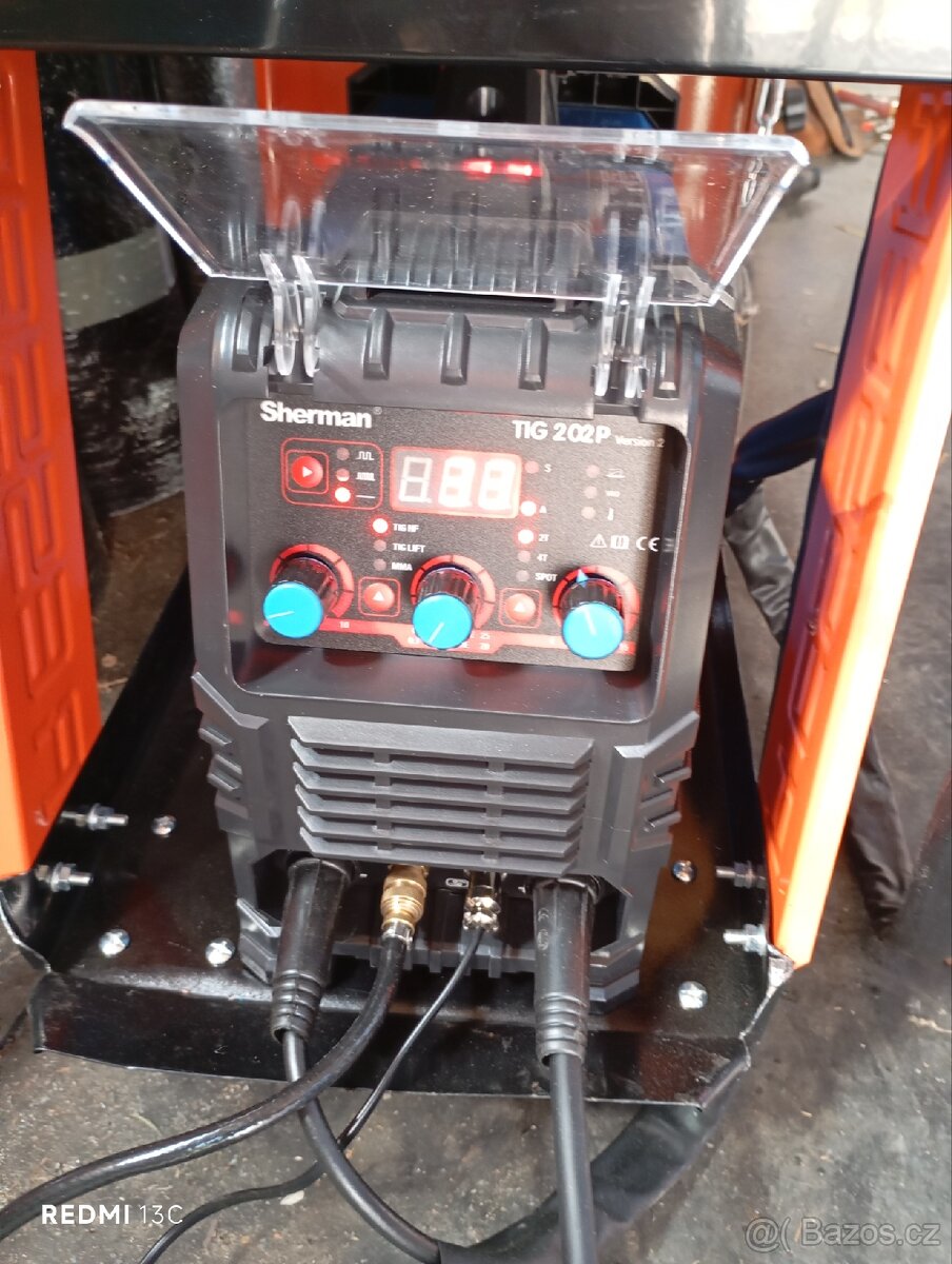Tig HF + LIFT značkova SHERMAN TIG 202P Pulse
- 2