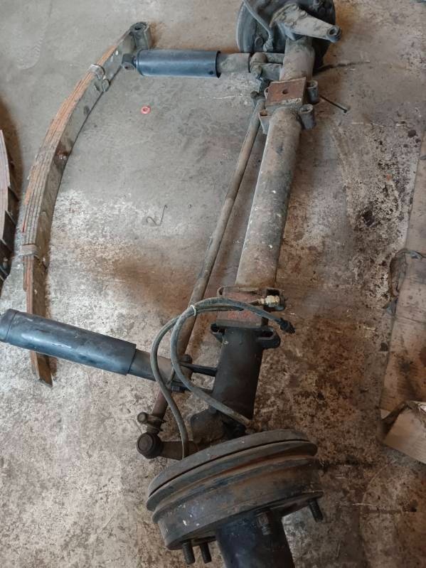 Predni naprava MULTICAR M25 a listova pera,holy ram - 2