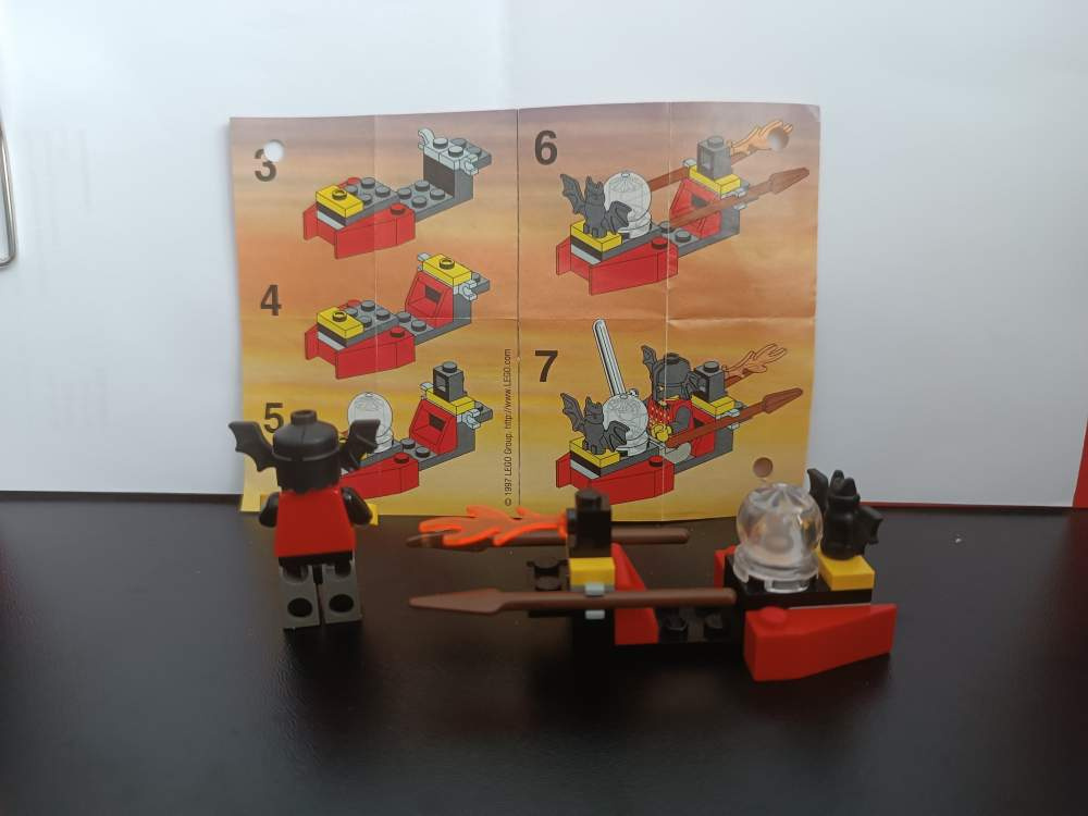 LEGO Castle Fright Knights Flying Machine + návod - 2