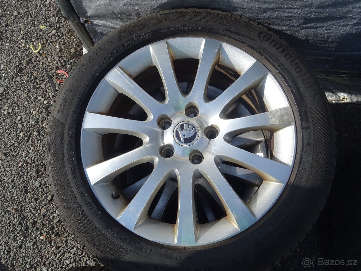 ALU KOLA +ZIMNÍ PNEU 225/50/17 - 2