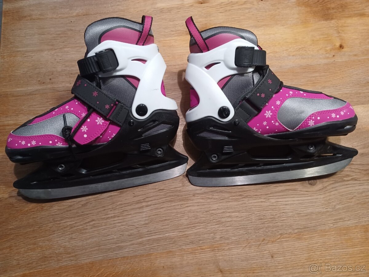 Dívčí rostoucí lední brusle, velikost 33-37 - 2
