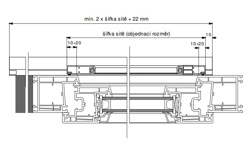 Síť posuvná na dveře - 2