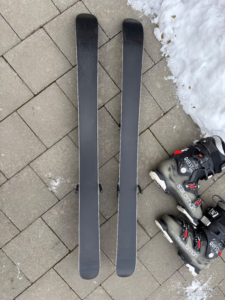 Dětske lyže + boty Salomon - 2