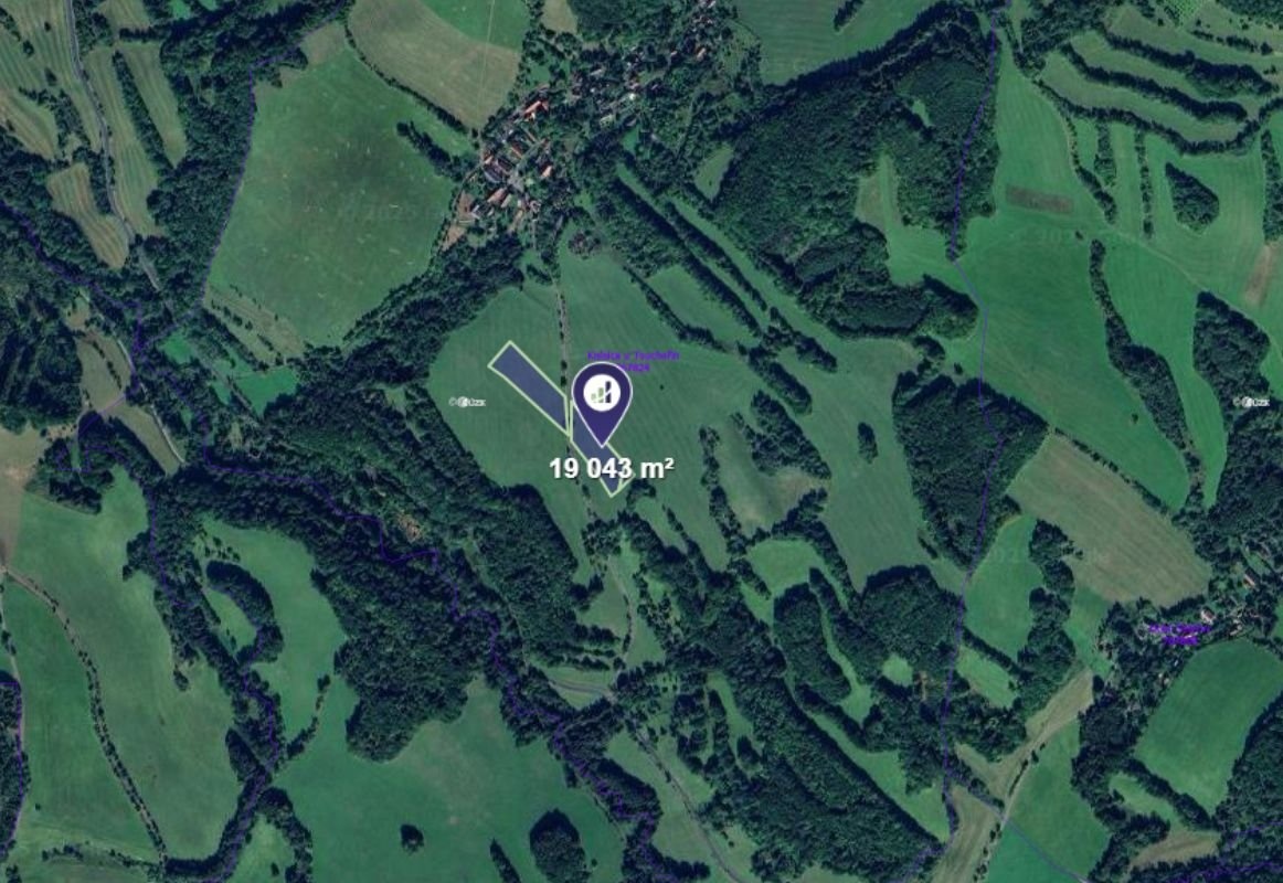 Prodej pole v k.ú. Knínice u Touchořin - 2