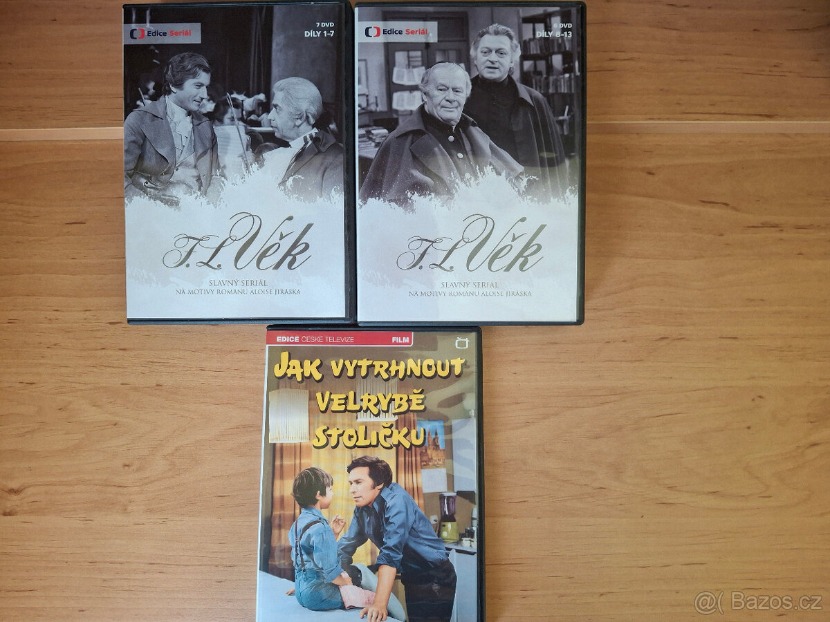 České seriály na DVD+Film M.Poledňákové - 2