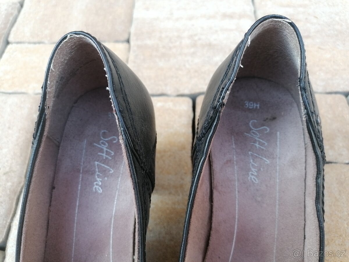 Dámské lodičky pro širší nohu, vel 39H - 2