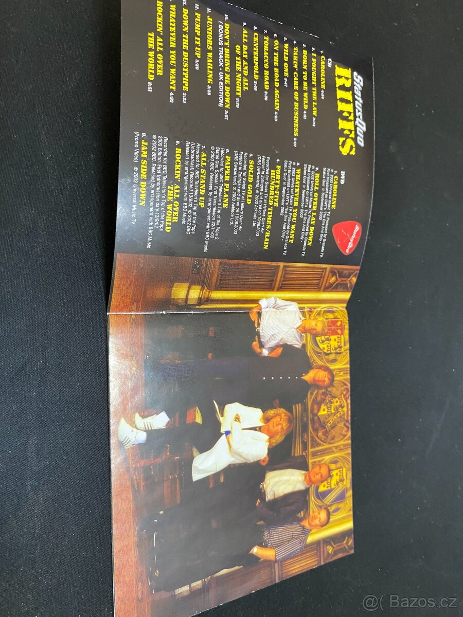CD+DVD: STATUS QUO: RIFFS, 2003, Kompilace, JEWEL CASE - 2