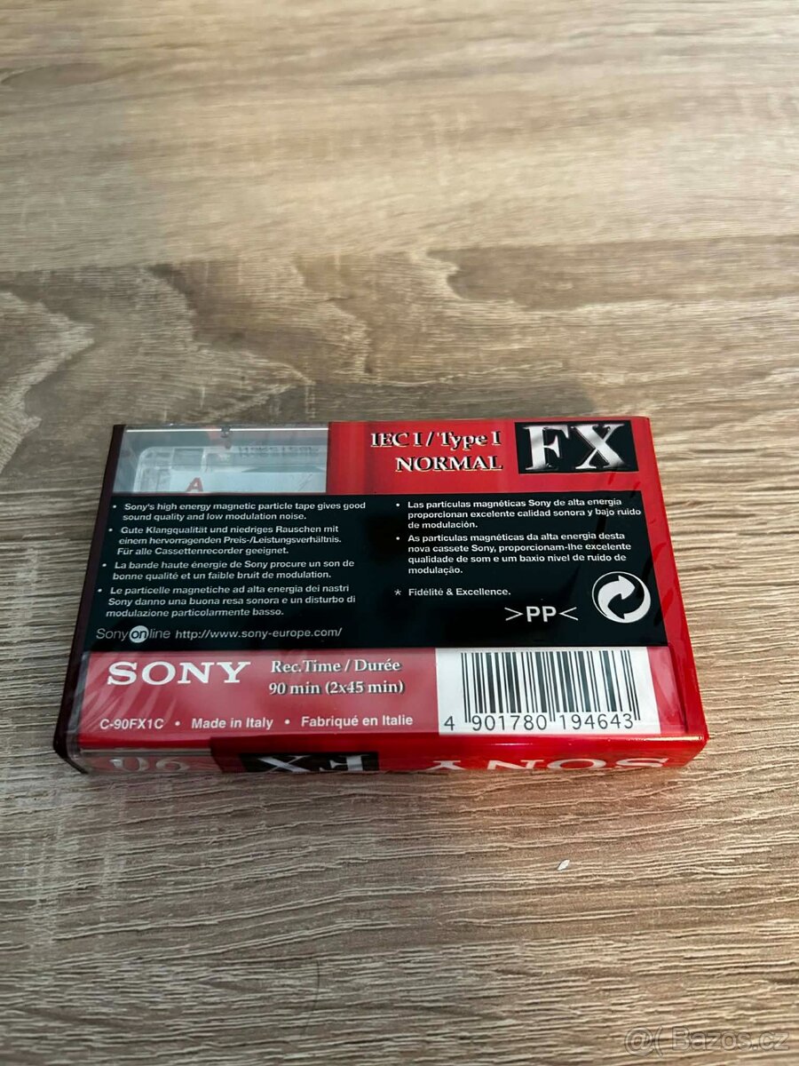 Nová audiokazeta Sony FX 90 - nerozbalená - 2