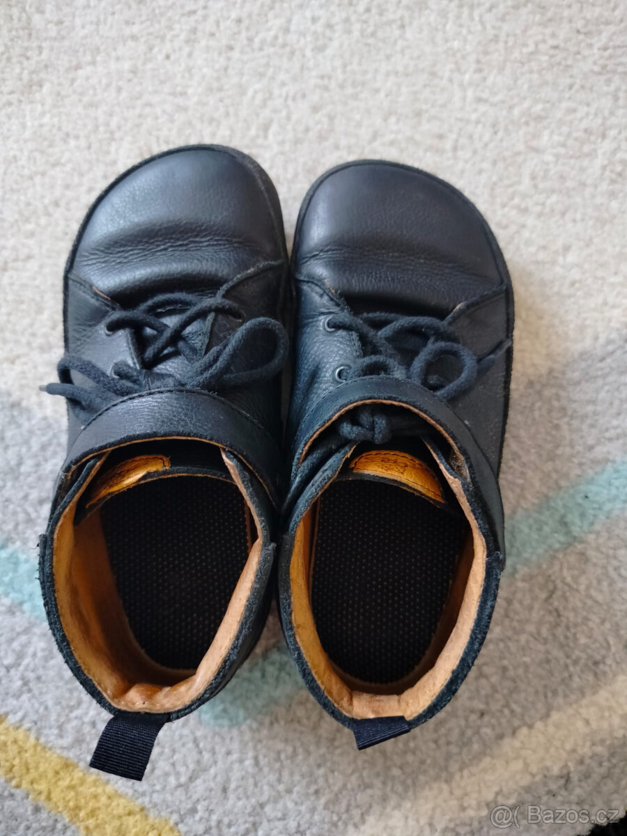 Dětské kožené barefoot boty Pegres BF32, vel.32 - 2