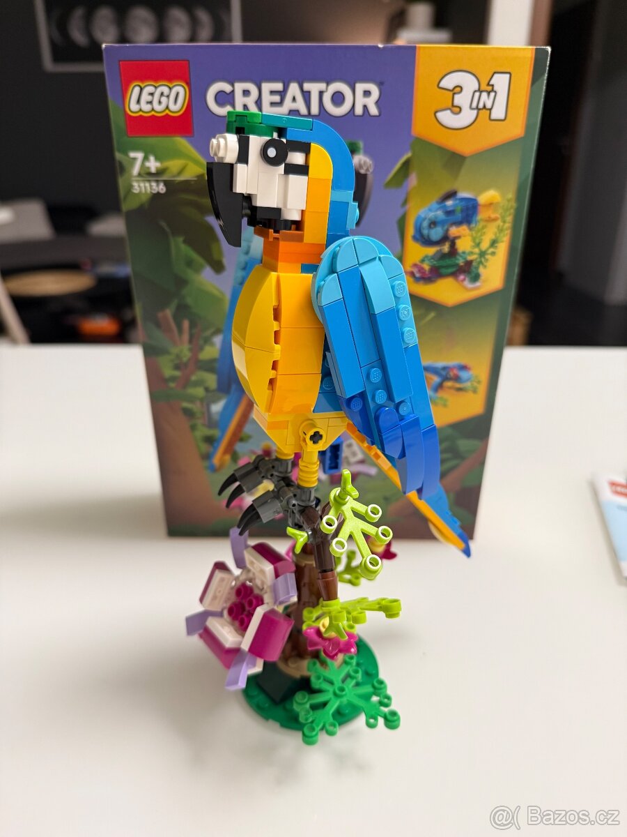 LEGO Creator 3v1 31136 - Exotický papoušek - 2