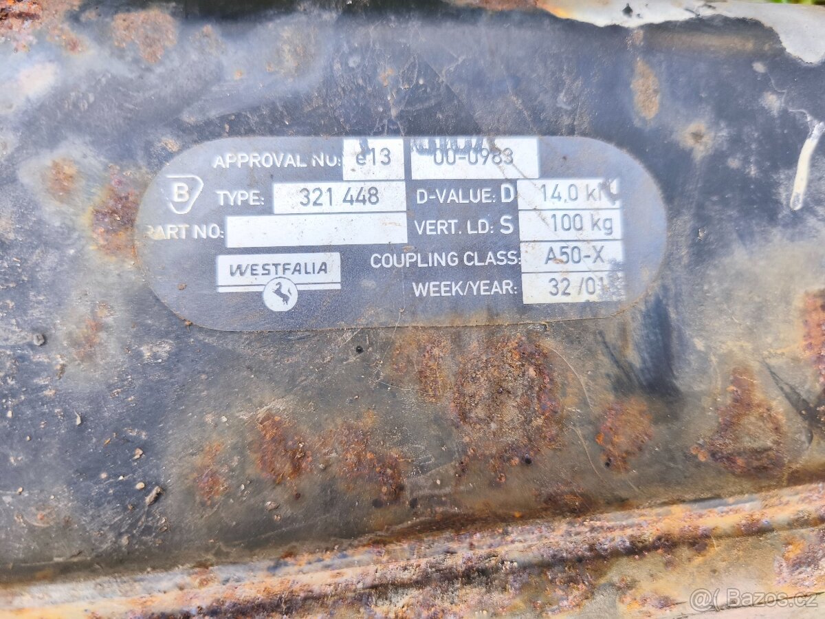 Tažné zařízení Westfalia VW Multivan T5 - 2