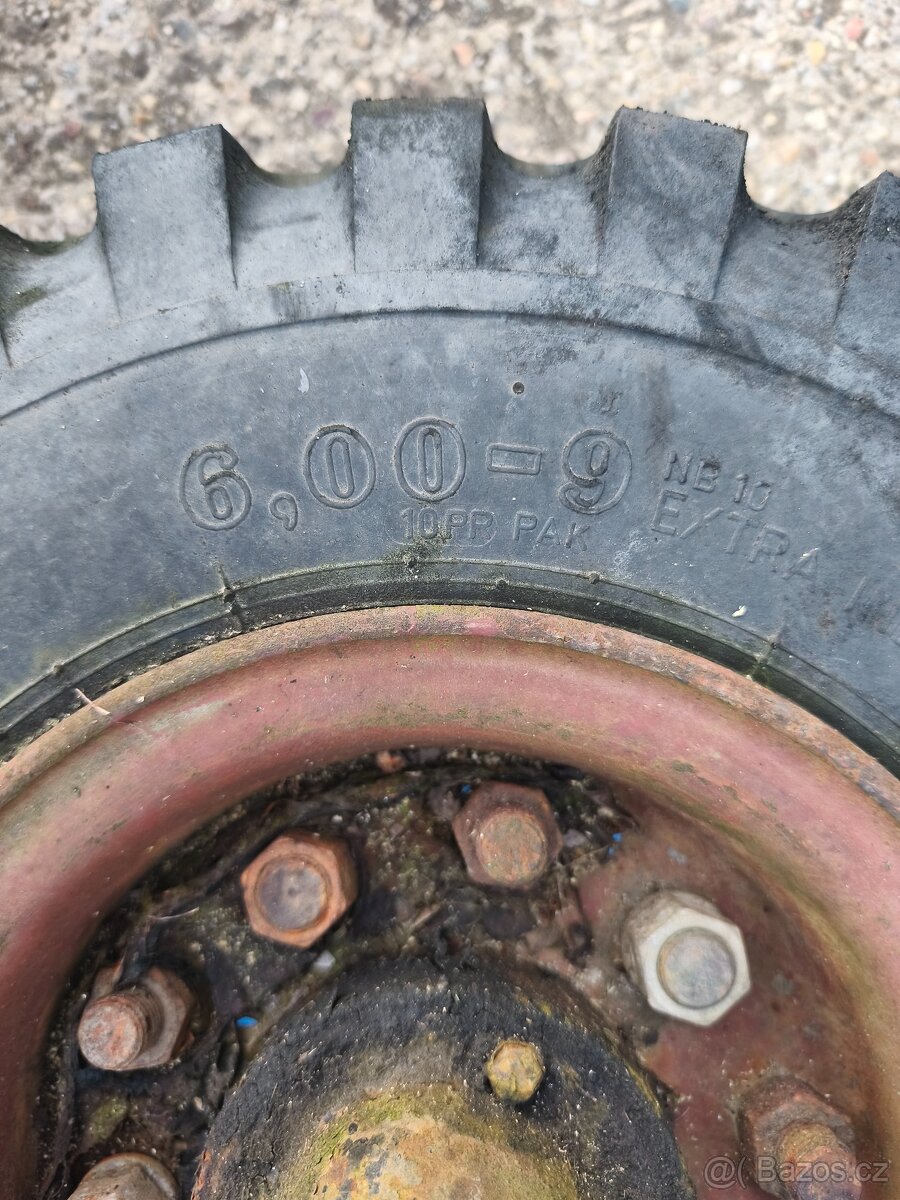 Kola s náboji 6.00-9 - 2