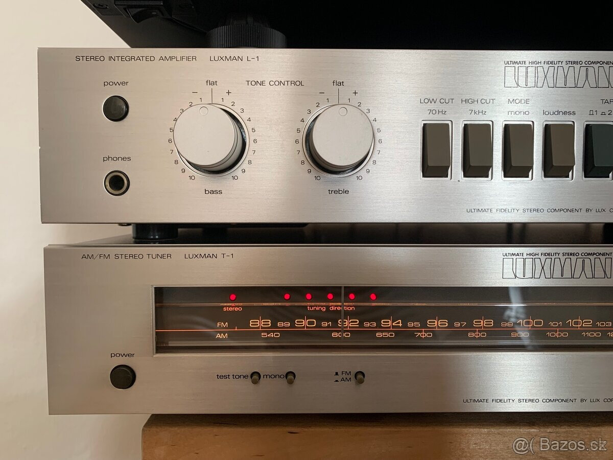 Luxman Integrated Amplifier L-1 a tuner T1 - 2