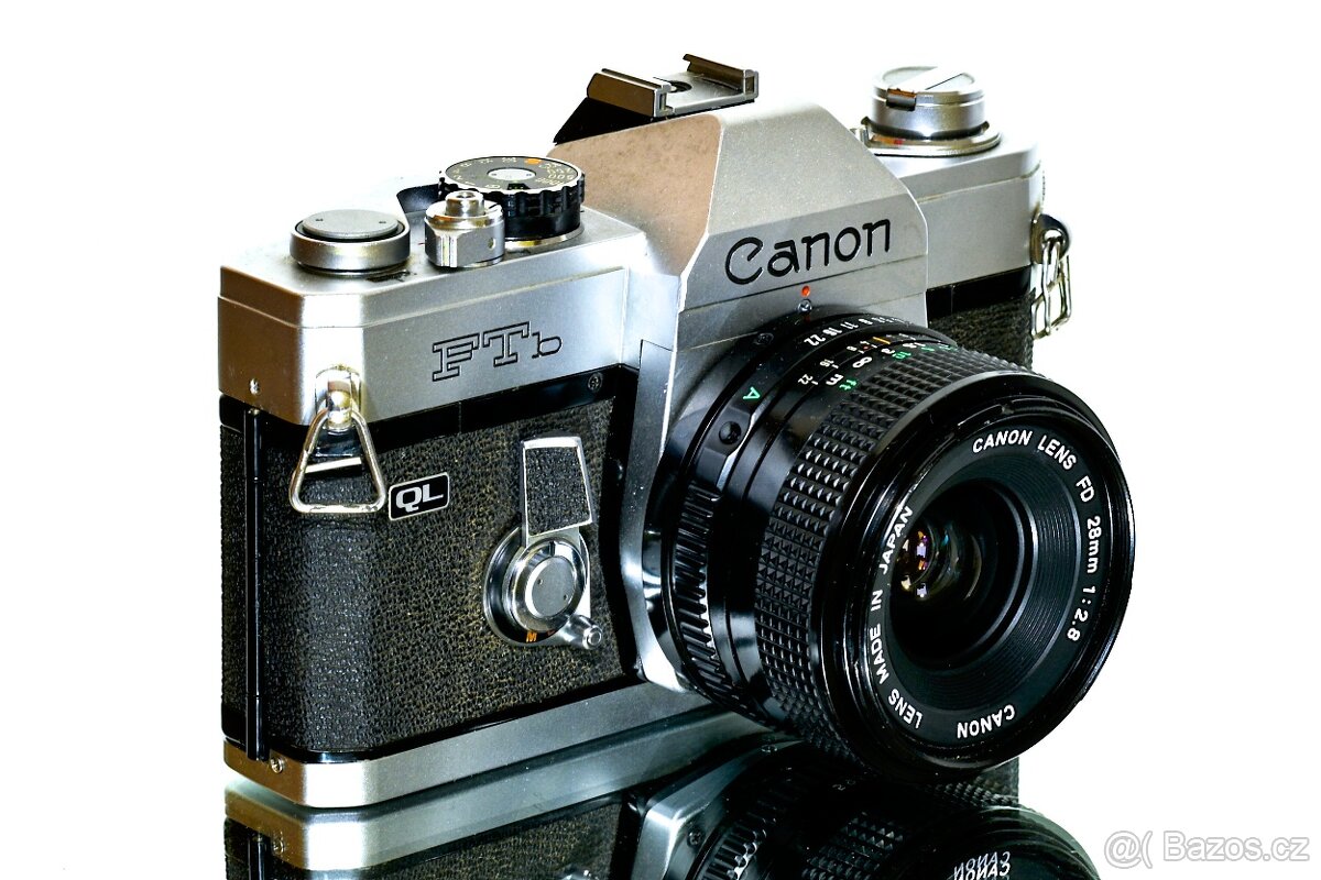 Canon FTb QL + Canon FD 2,8/28mm TOP STAV - 2