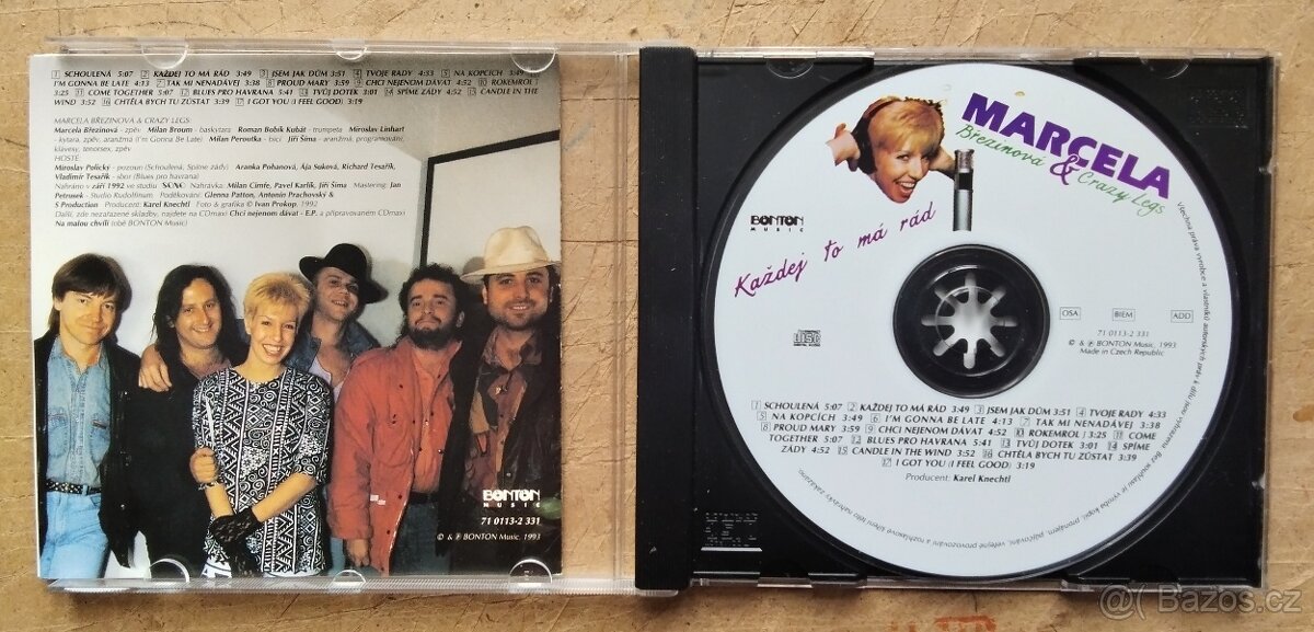CD Marcela Březinová – Každej To Má Rád - 2