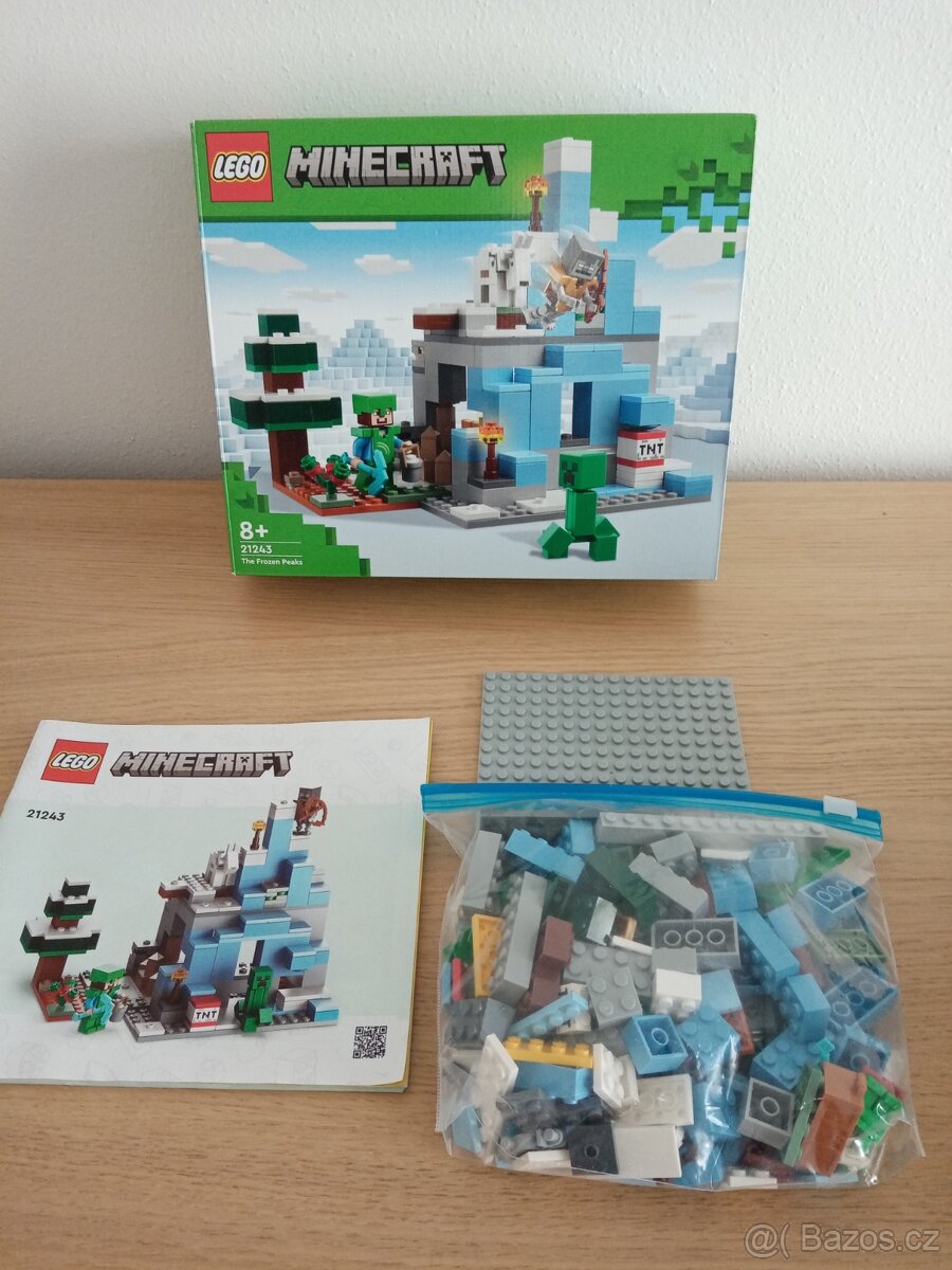 2x zimní Minecraft LEGO - 2