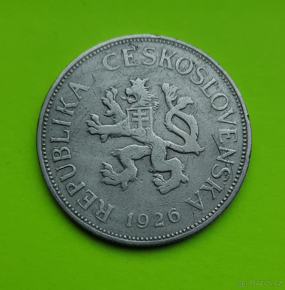 5 korun 1926, vzácnější - 2