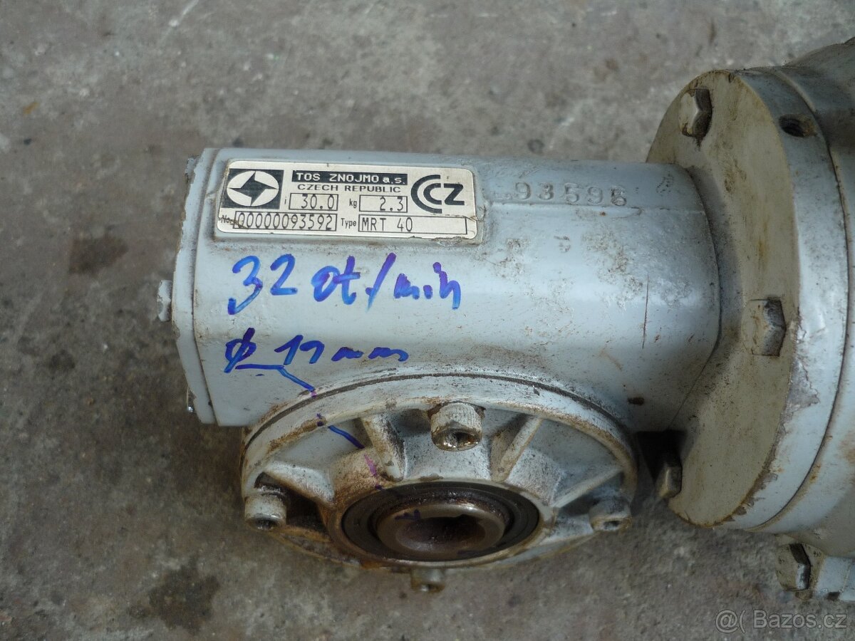 elektropřevodovka 0,18kw/380V /32 ot./min - 2