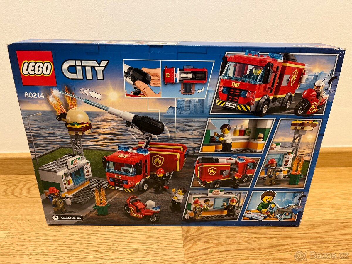 LEGO CITY 60214 Záchrana burgrárny - 2