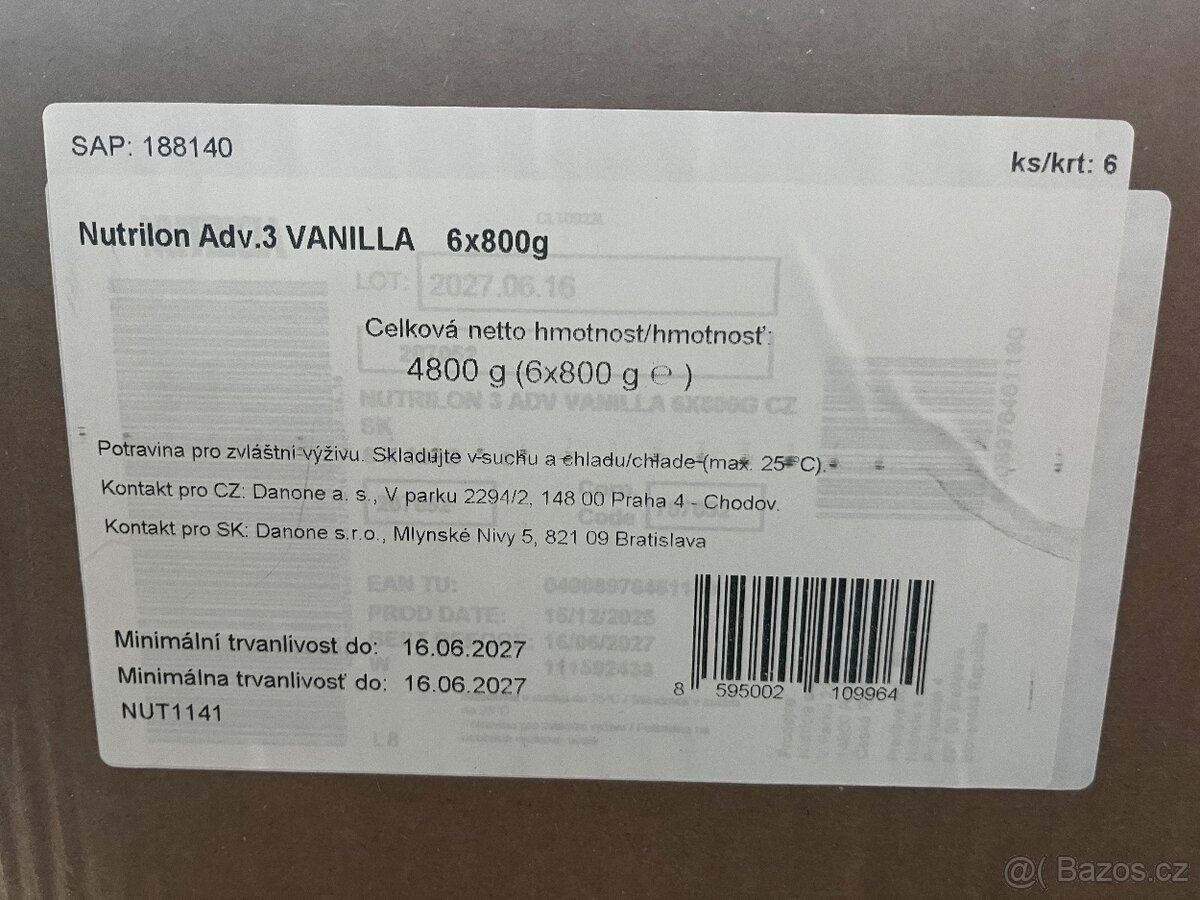 Nutrilon 3 Advanced Vanilla 800 g - 2