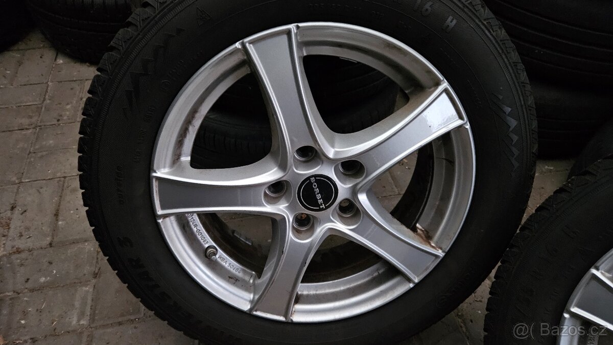 Zimní Sada Alu 5x114.3 205/55 R16 Borbet - 2