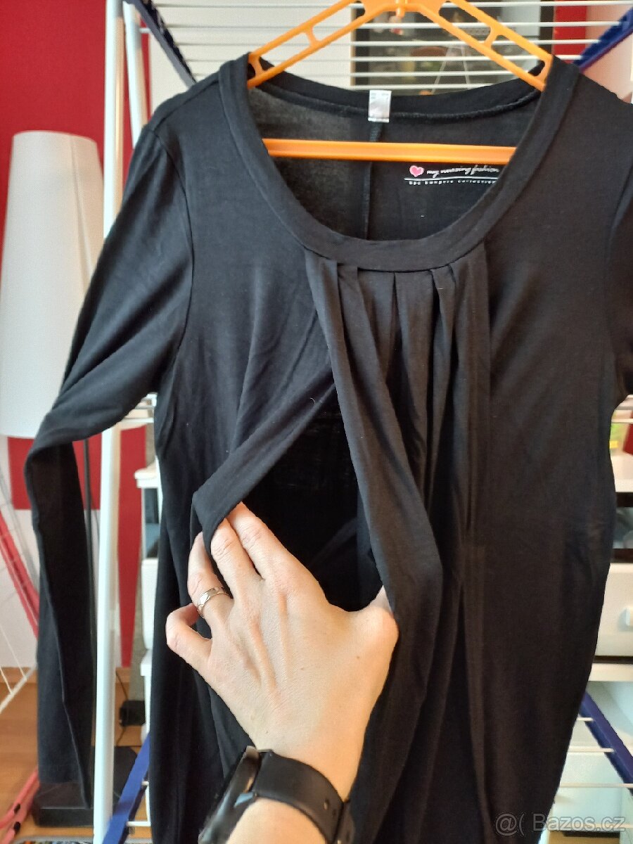 Těhotenské/kojicí tričko vel.38 - 2