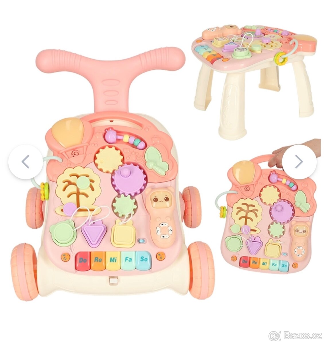 Interaktivní chodítko a vzdělávací stolek 3v1 - 2