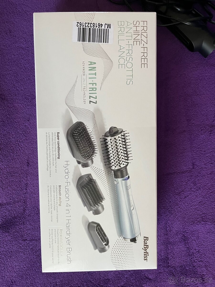 BaByliss Hydro-Fusion 4 v 1 horkovzdušný kartáč – funkční - 2