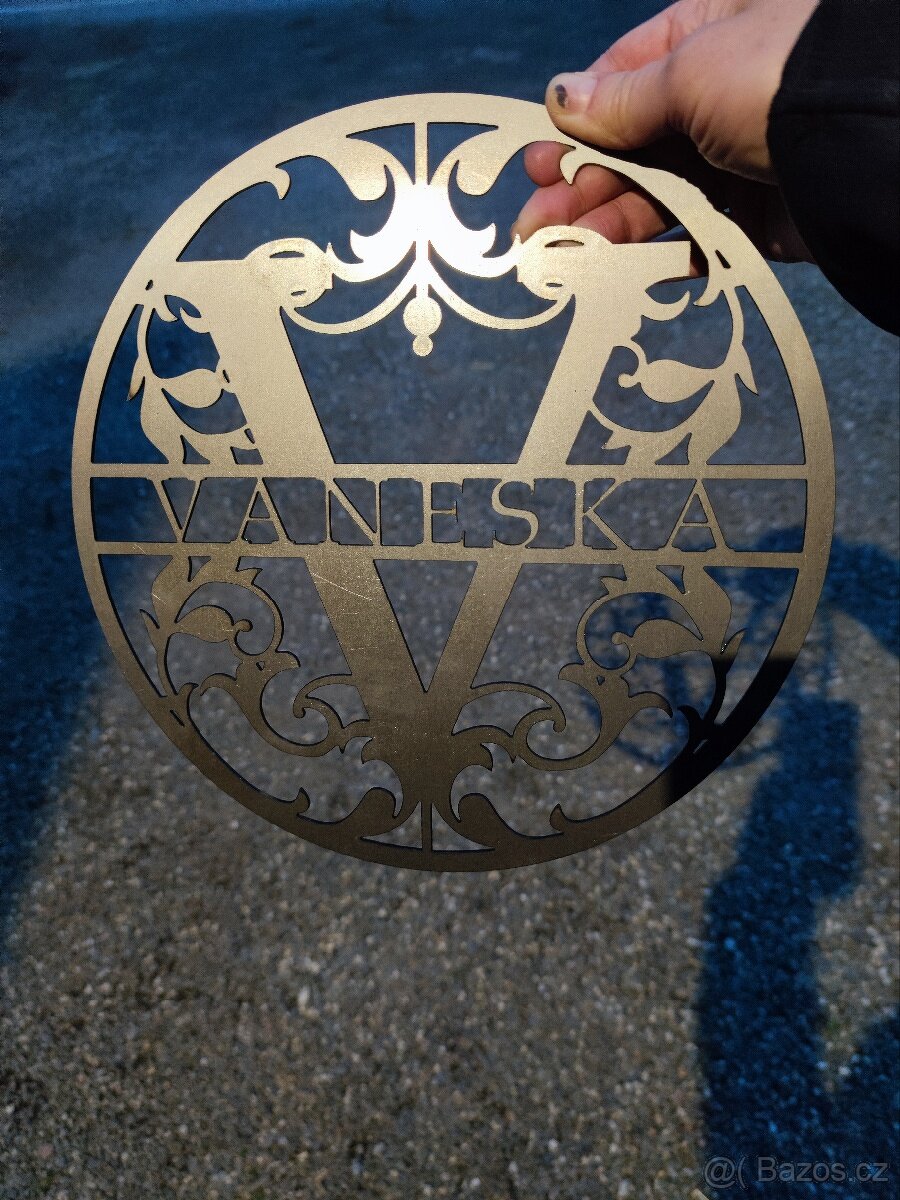 Výpalek ornament jména - 2
