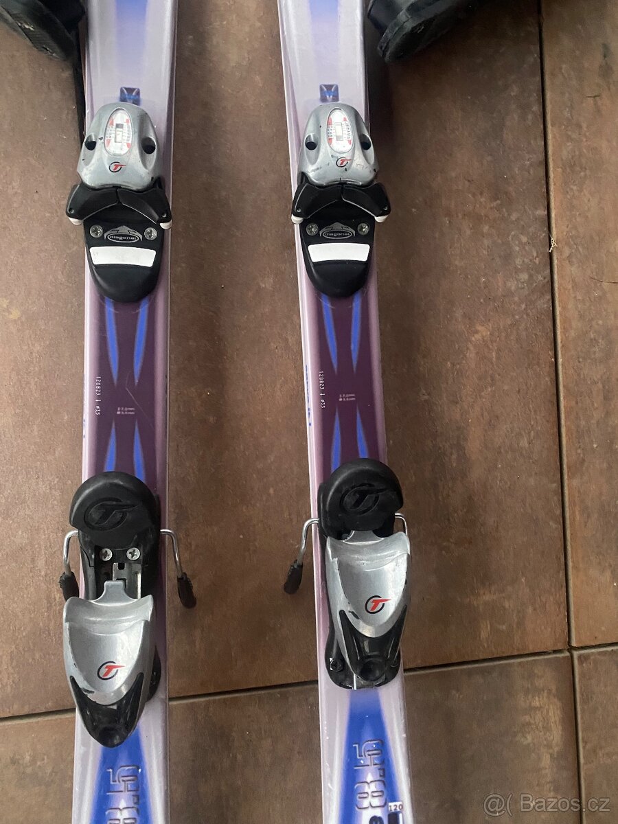 Lyže 120 cm a boty 34/35 - 2