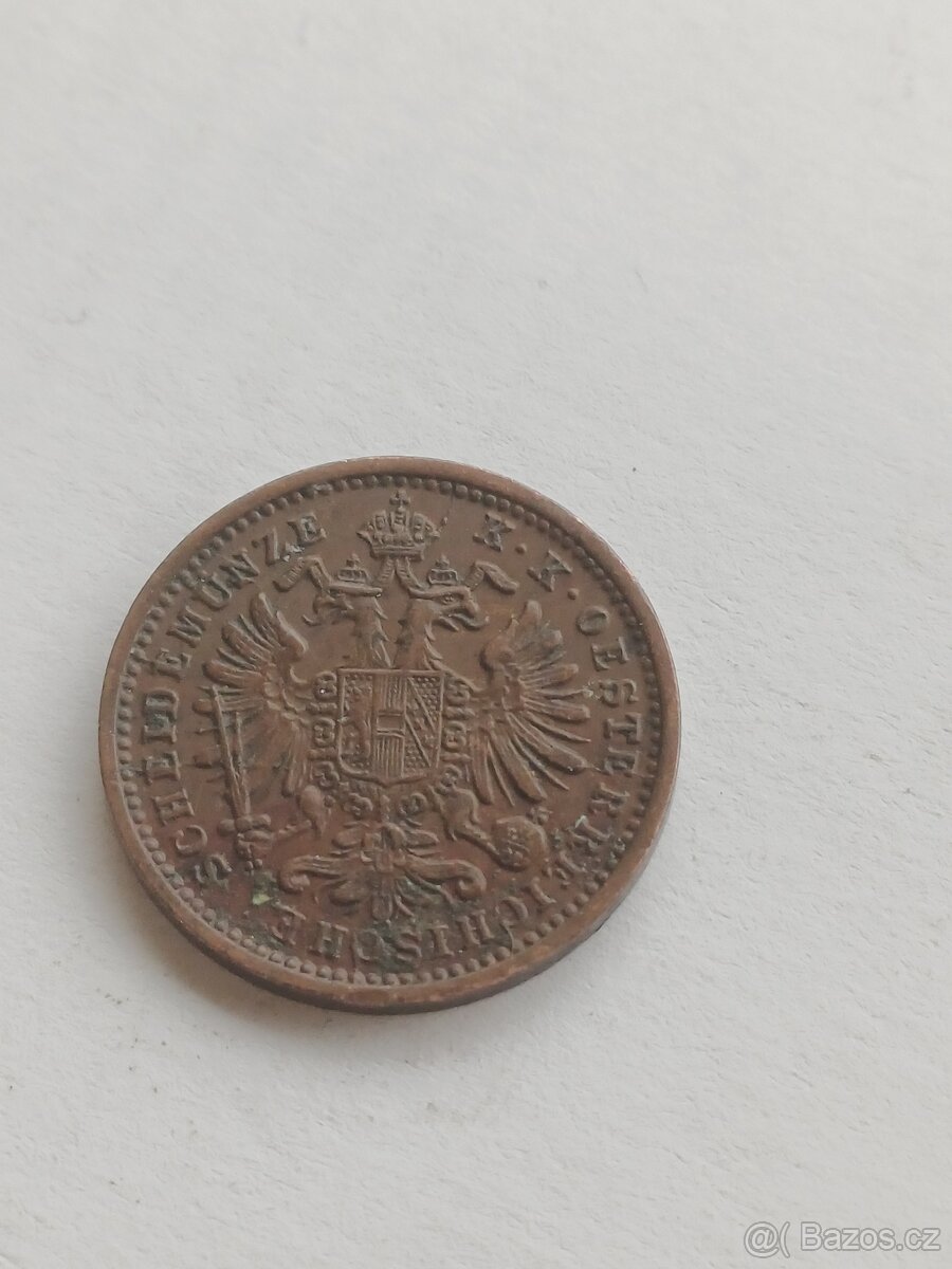1 krejcar 1891 - 2