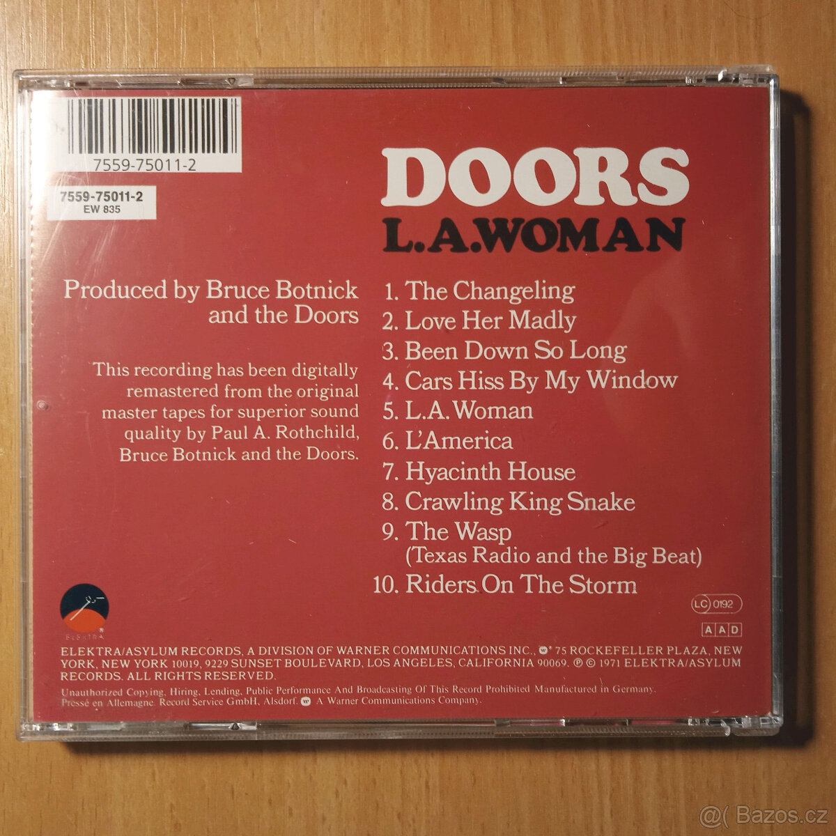 CD Doors L. A. WOMAN - 2