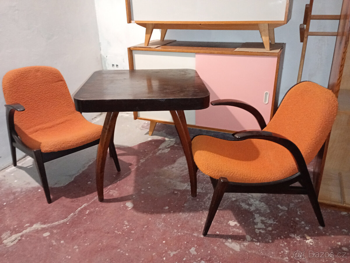 Sezení křesla ULUV + stolek PAVOUK HALABALA - 2